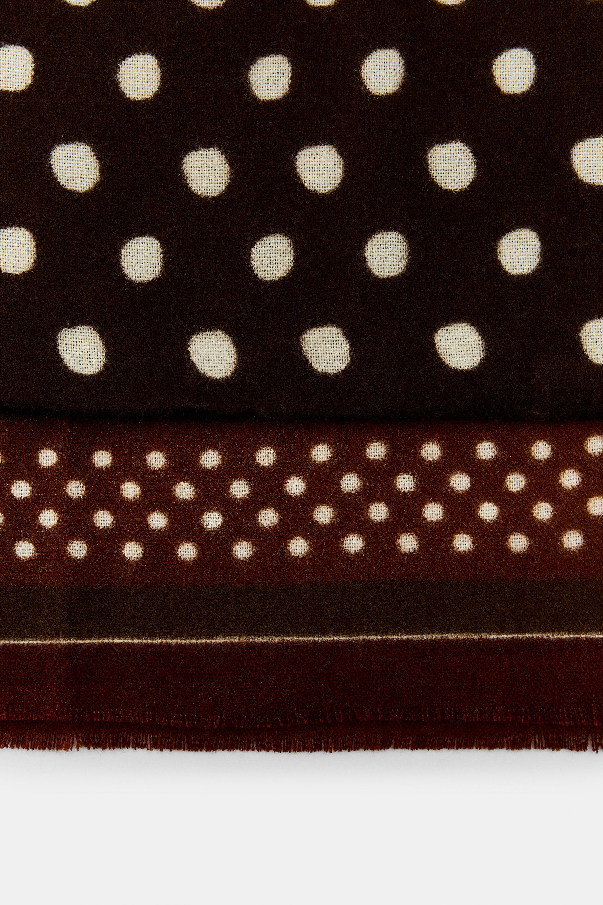 FOULARD À IMPRIMÉ POIS