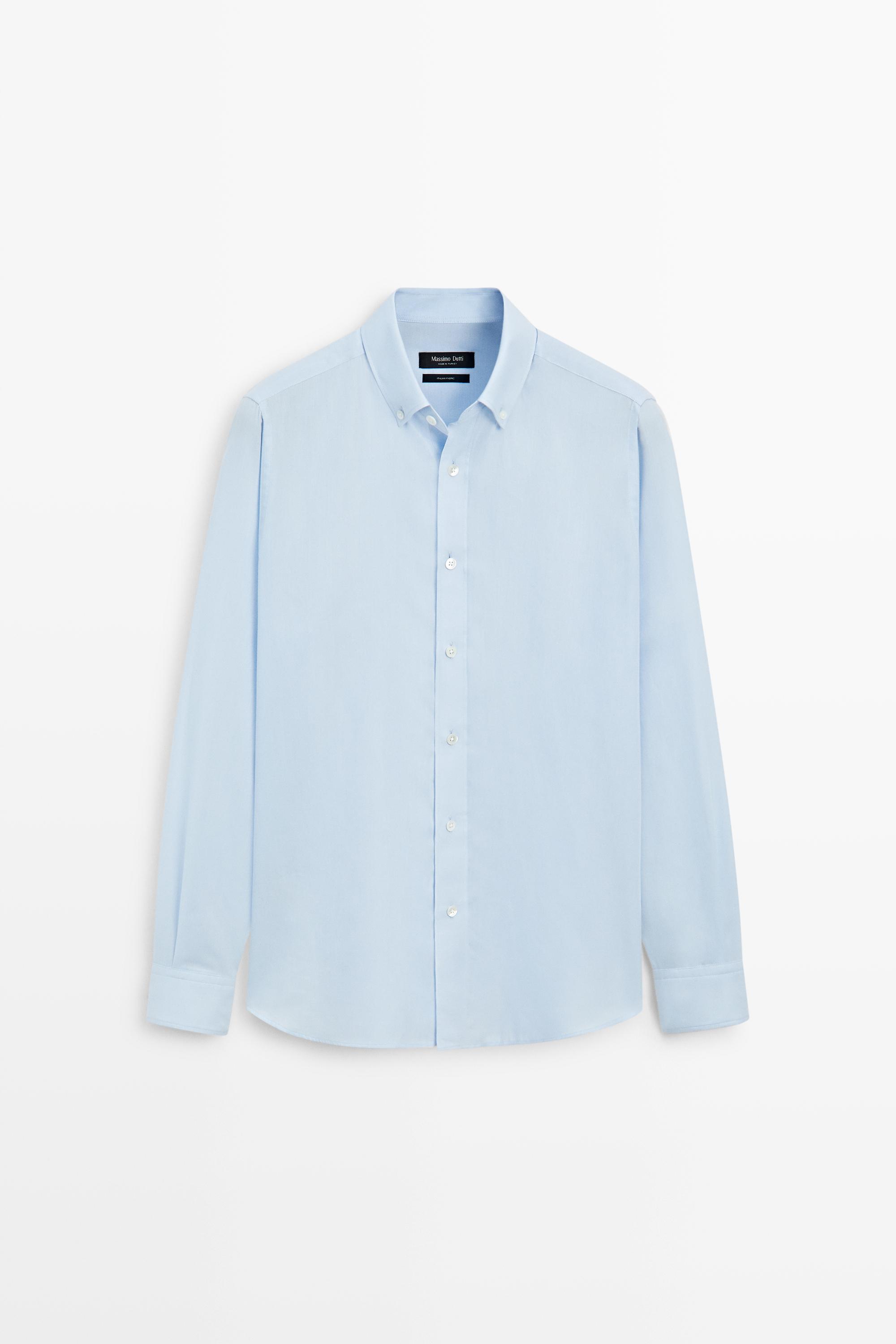 100% cotton twill regular fit shirt