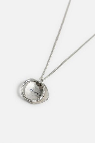 CHAIN WITH COMBINED PENDANTS - Silver by Zara - Image 3