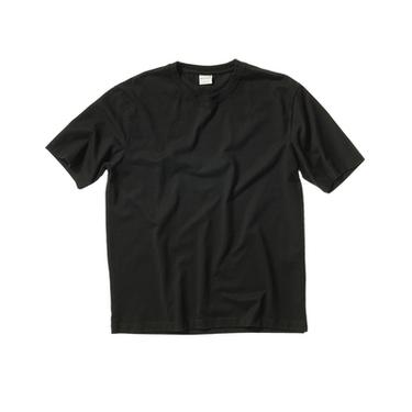 MAJICA IZ DEBELIH VLAKEN S KRATKIMI ROKAVI - Črna od Zare