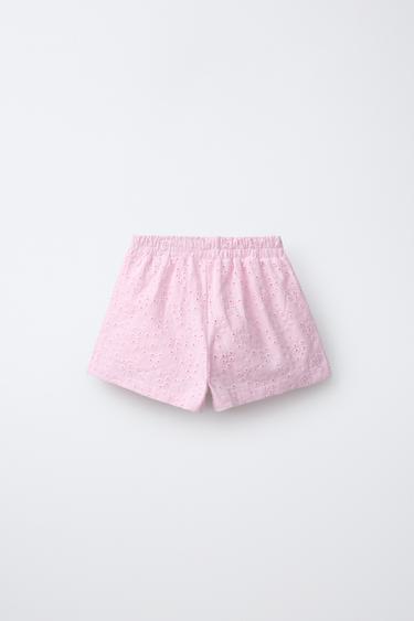BERMUDA BRODÉE SHIFFLY - Rose clair de Zara - Image 1