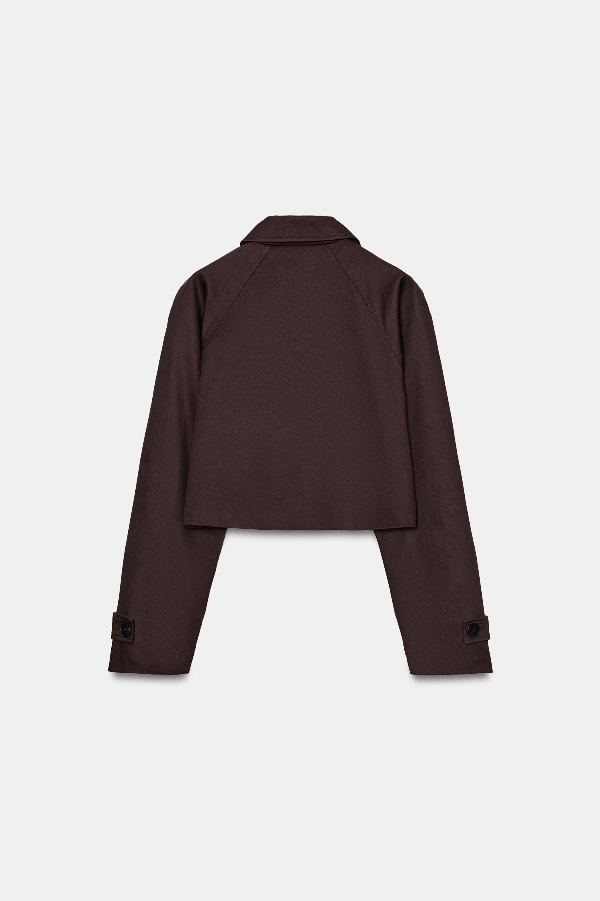 VESTE COURTE À REVERS