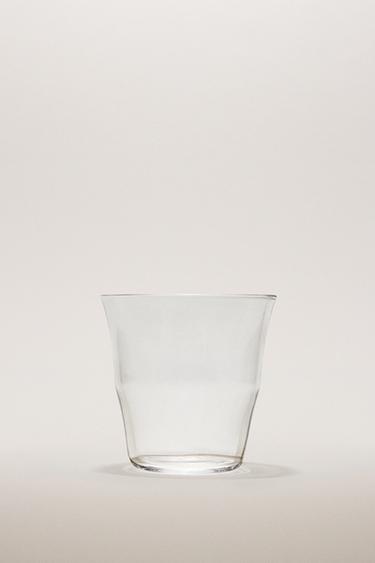 SMALL GLASS TUMBLER - Transparent by Zara