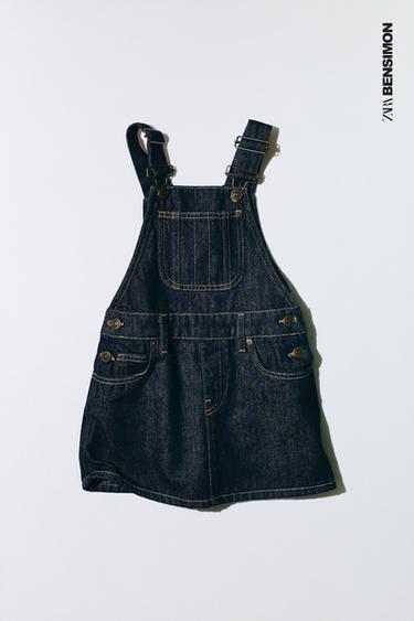 VESTIDO DENIM BENSIMON ® X ZARA  - Azul da Zara