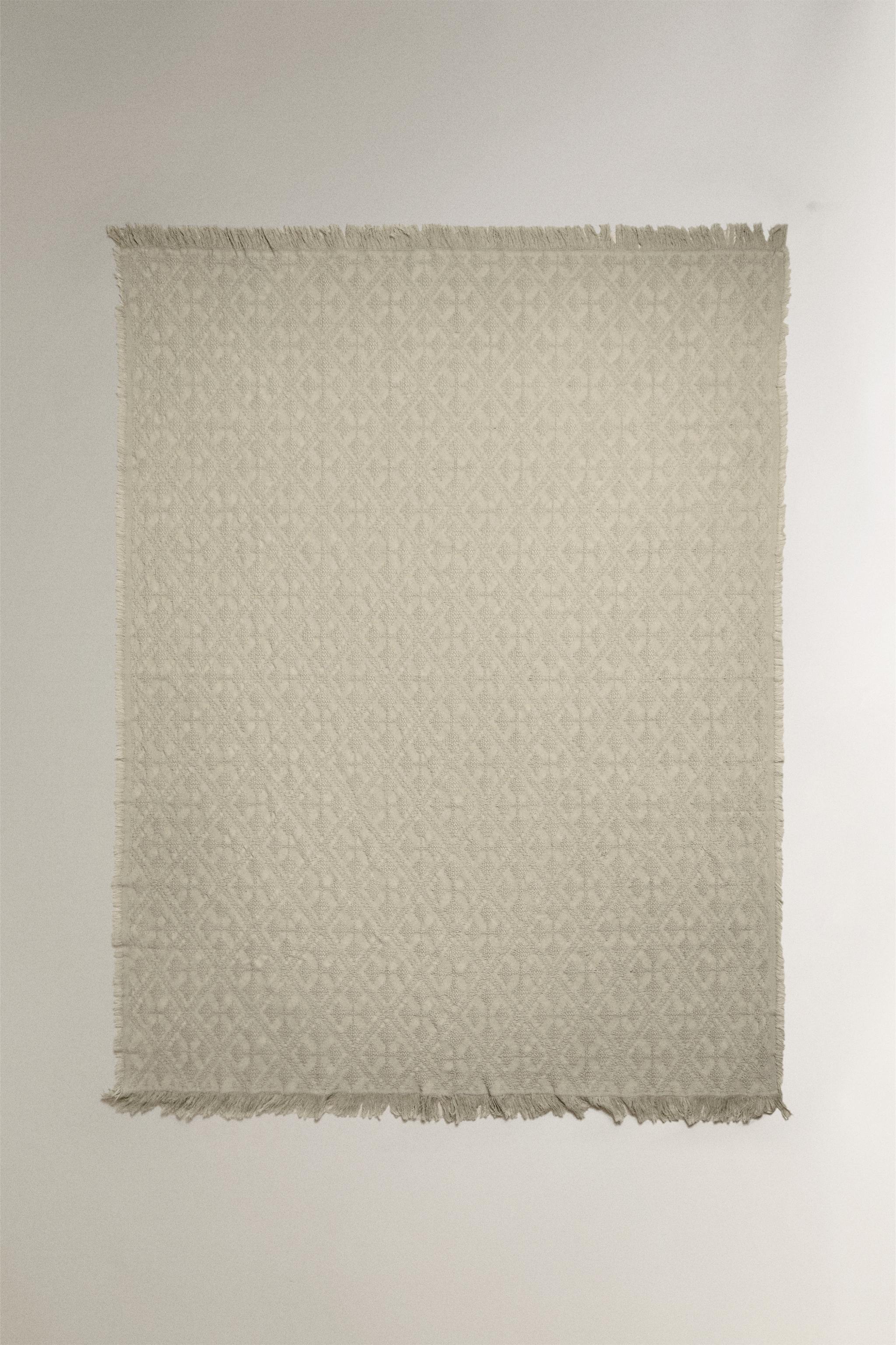 COUVERTURE JACQUARD LOSANGES