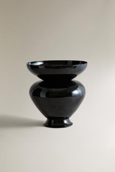 VASE LARGE GLOSS - Noir de Zara