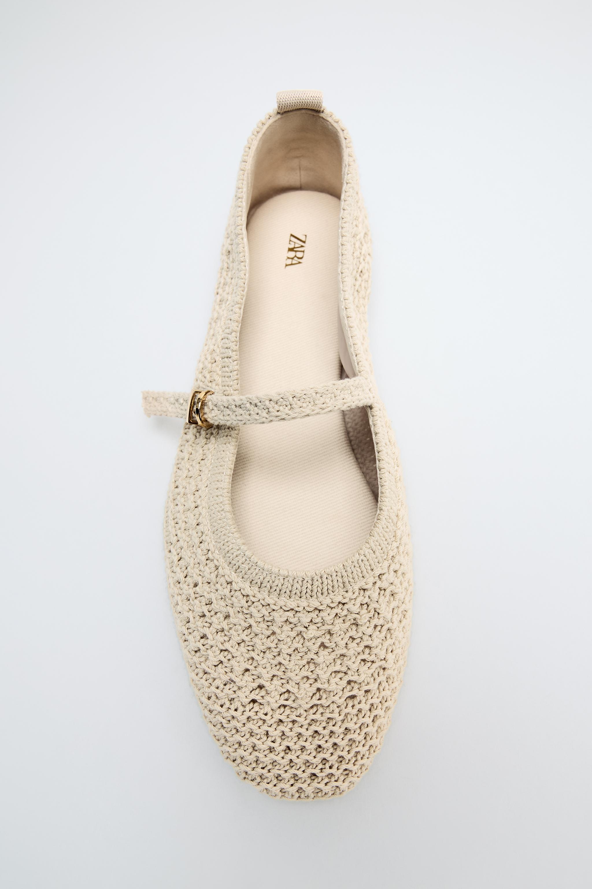 BRAIDED EFFECT FLAT BALLET FLATS