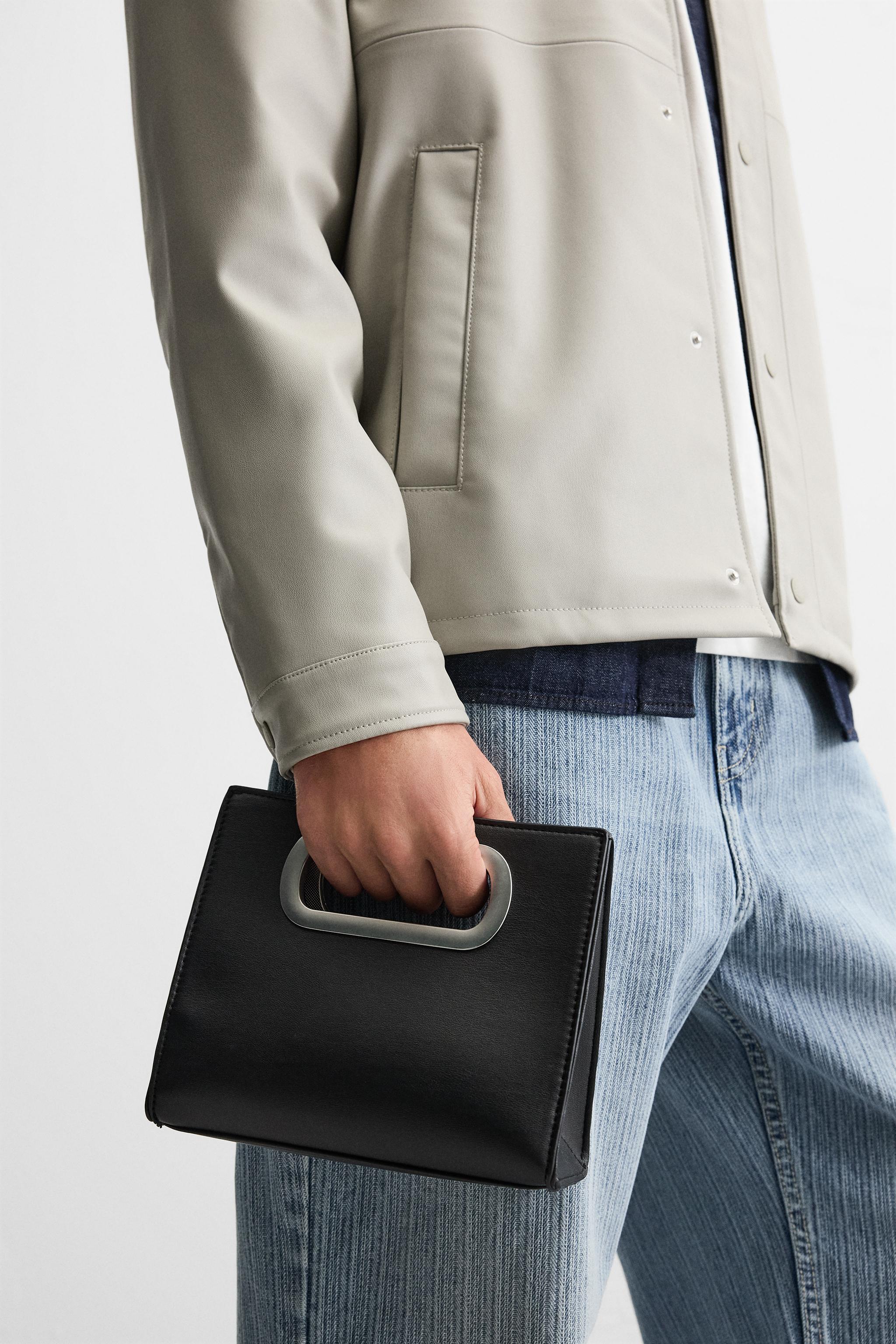 ZARA　ザラ　メタルハンドルハンドバッグ 完売品 ZARA ザラ メタルハンドルハンドバッグ 完売品 - メルカリ