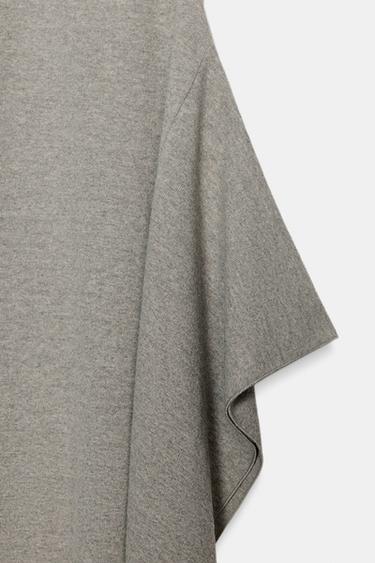 JUPE MI-LONGUE ASYMÉTRIQUE - Marron clair de Zara - Image 7