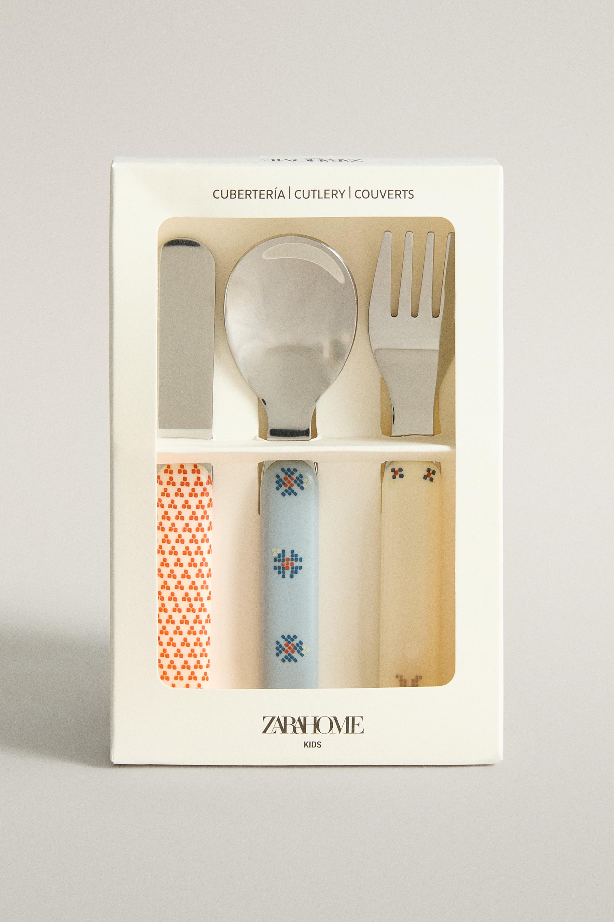 KIDS' BUNNY FLATWARE SET