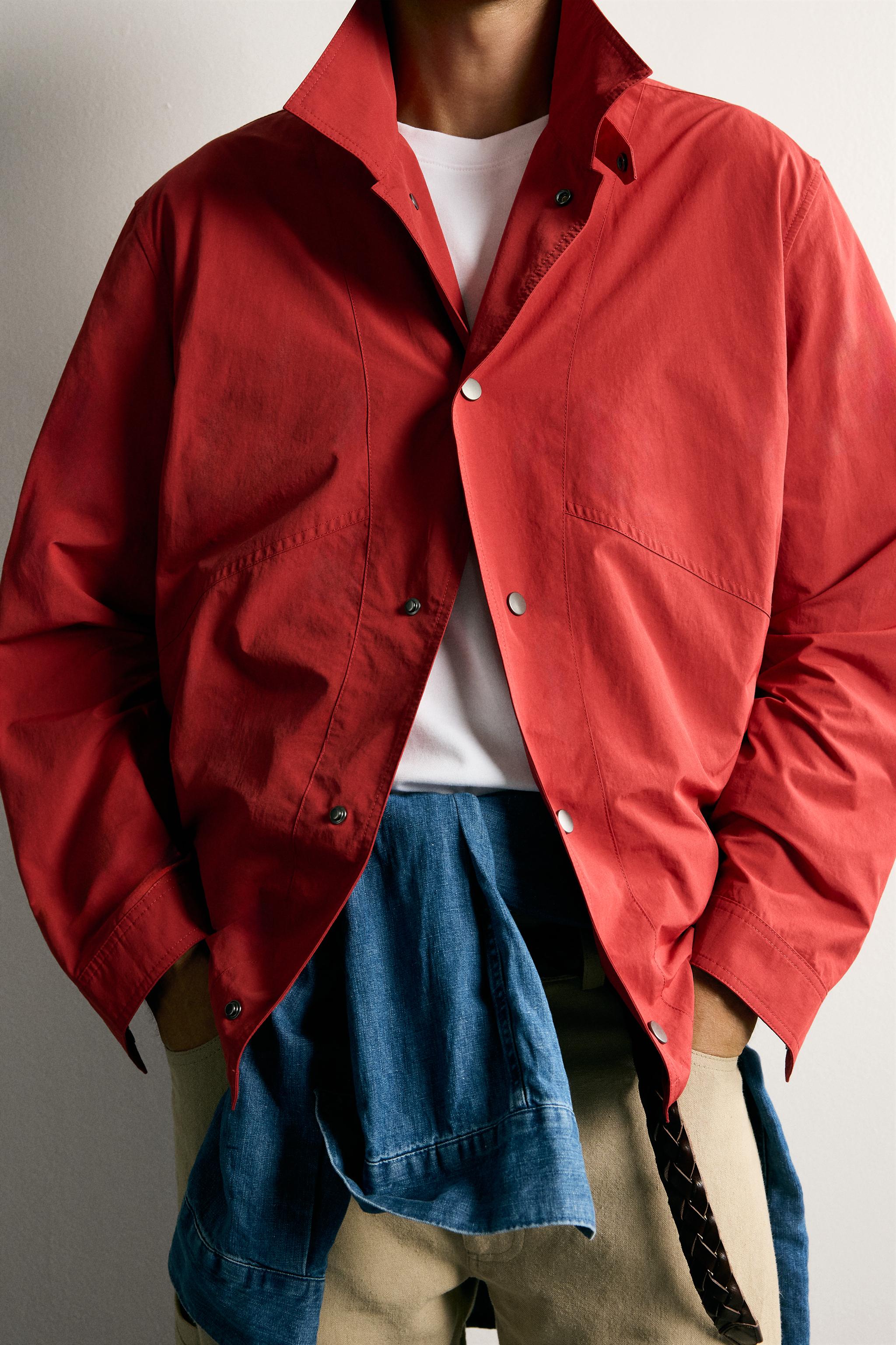 Zara LIGHTWEIGHT TECHNICAL REGULAR FIT OVERSHIRT — фото 6