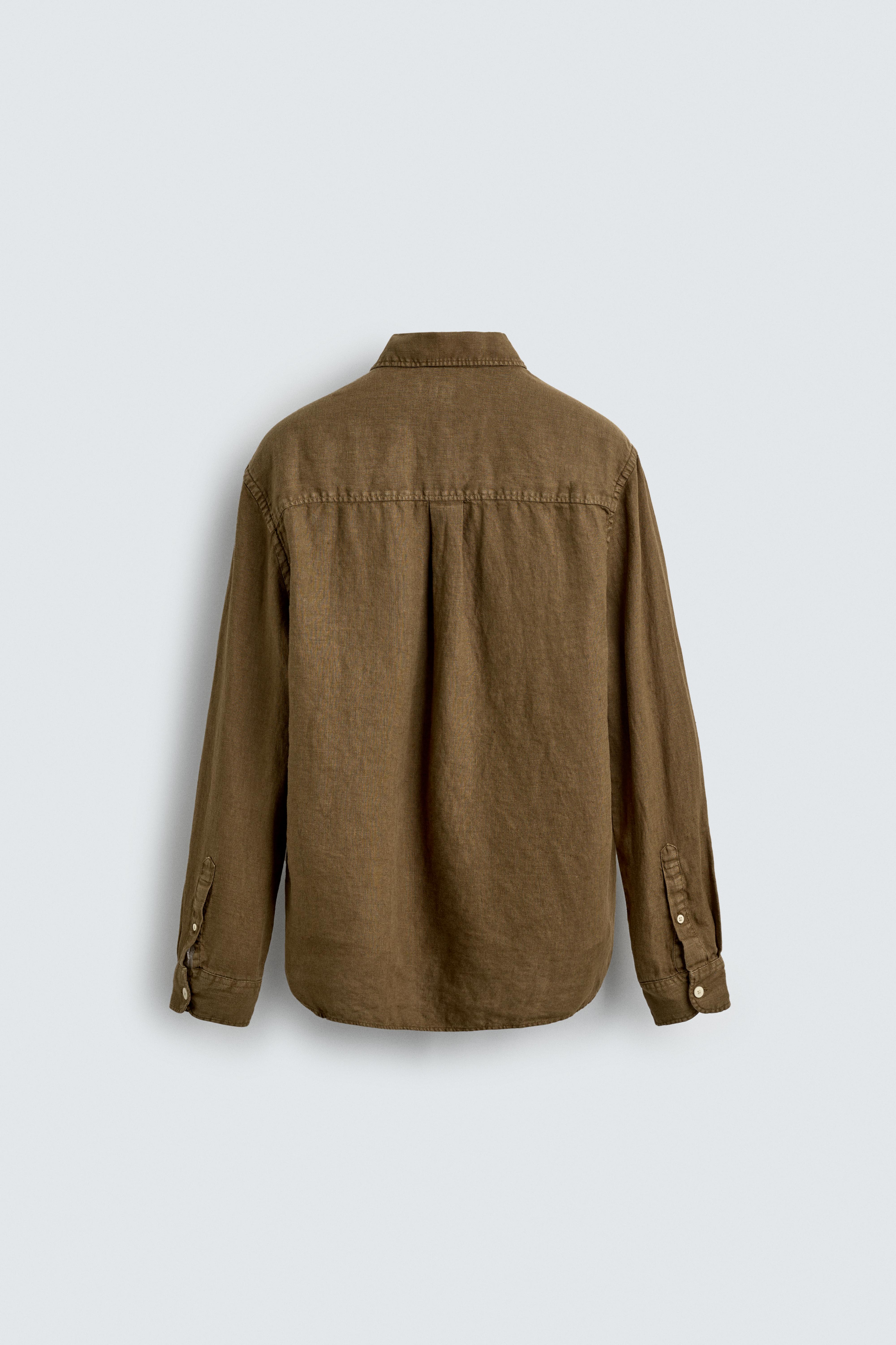 WASHED 100% LINEN SHIRT