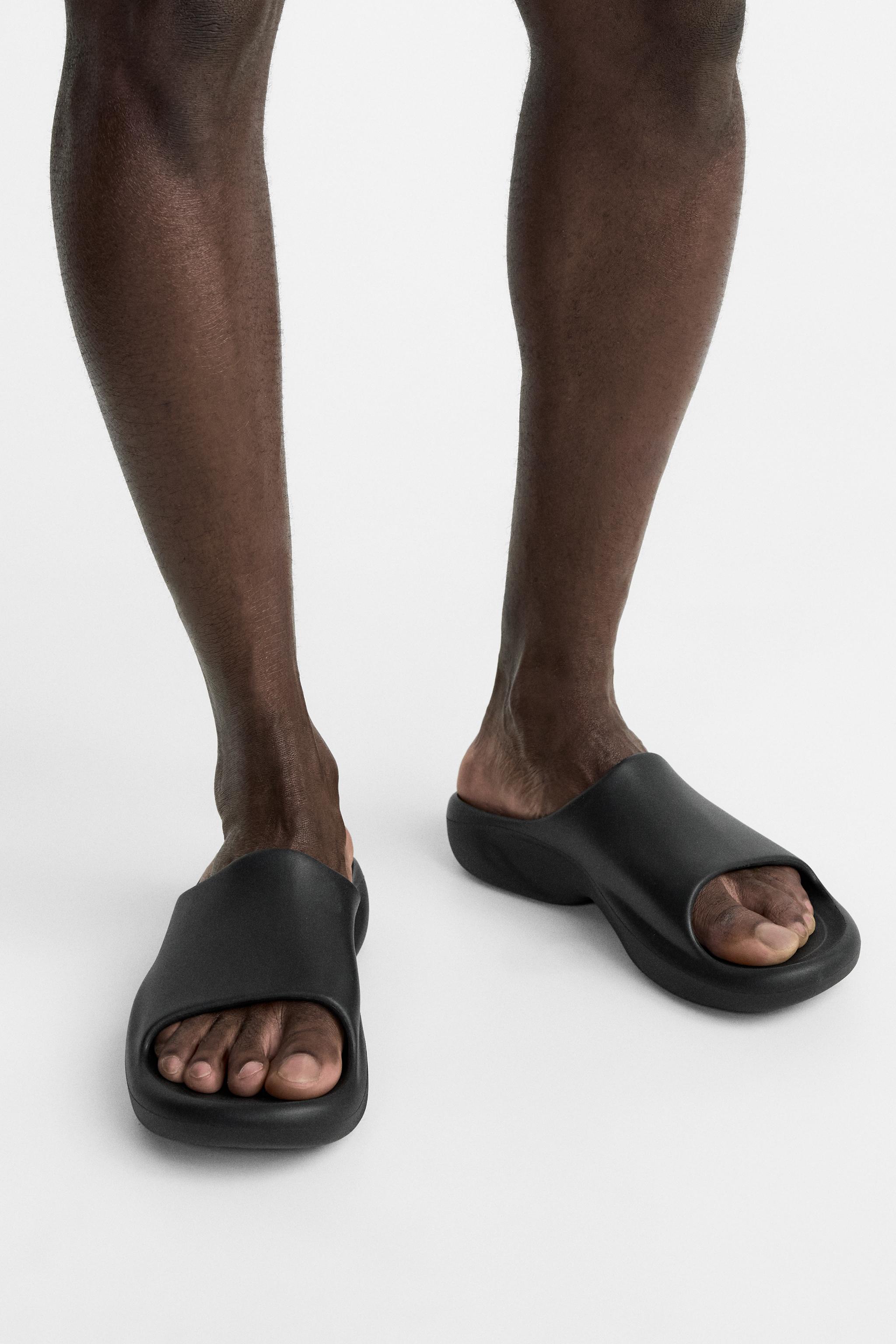 SANDAL FOAM MINIMAL Hitam ZARA Indonesia