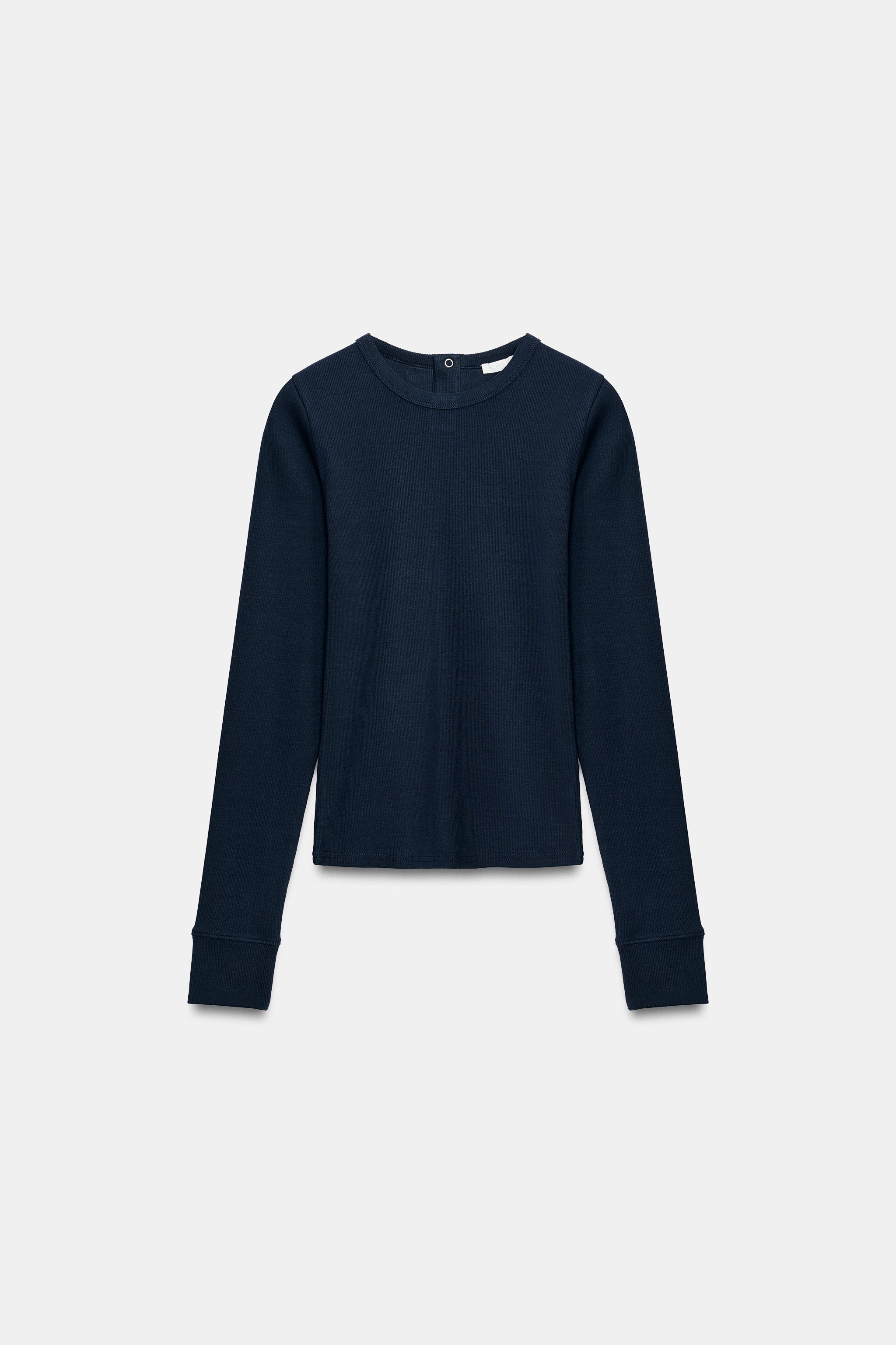 Zara ÇITÇITLI FİTİLLİ T-SHIRT görsel 7