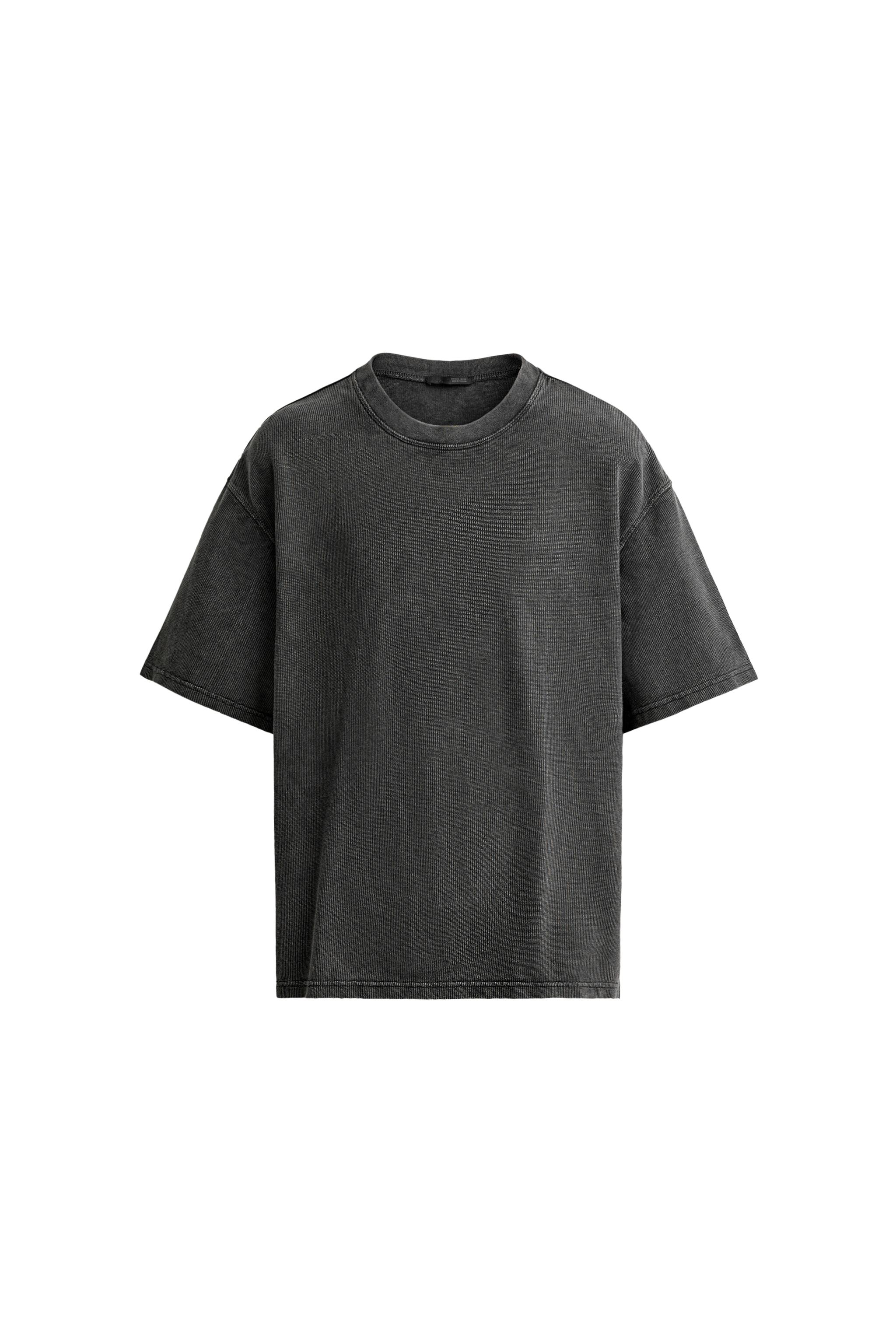 CAMISETA LAVADA ESTRUCTURA WAFFLE