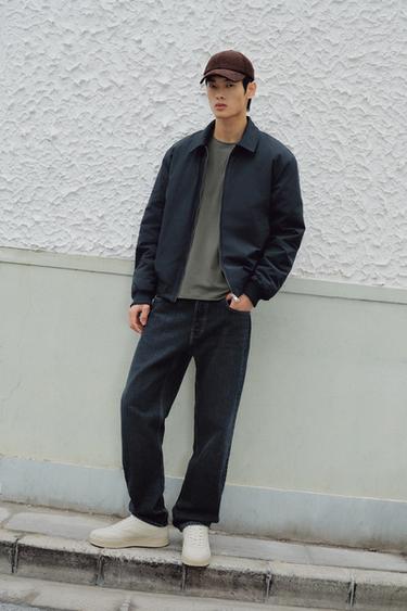 Zara 抗水絎縫外套 - 海藍色