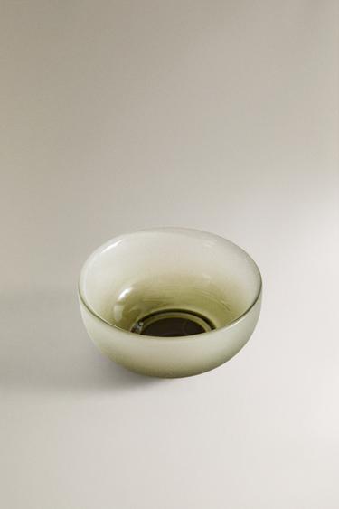 MINI BOL EN VERRE DÉGRADÉ - Vert de Zara - Image 1