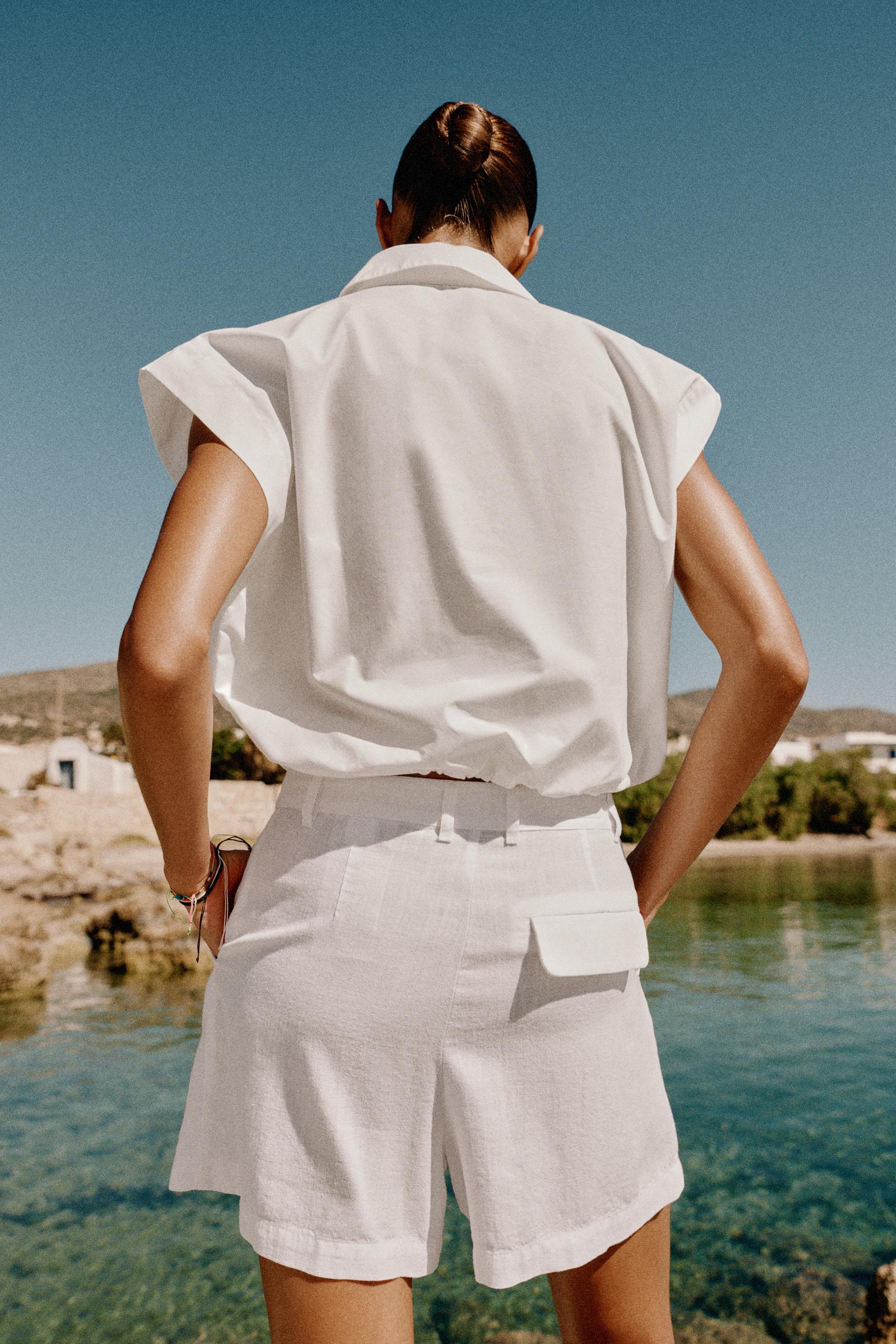 CHEMISE COURTE À CARREAUX VICHY