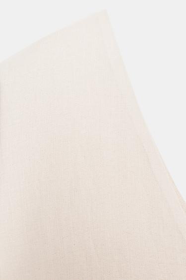 BLOUSE EN MAILLE BIMATIÈRE - Écru de Zara - Image 5