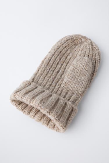 MOUFLES EN MAILLE - Marron clair de Zara - Image 2