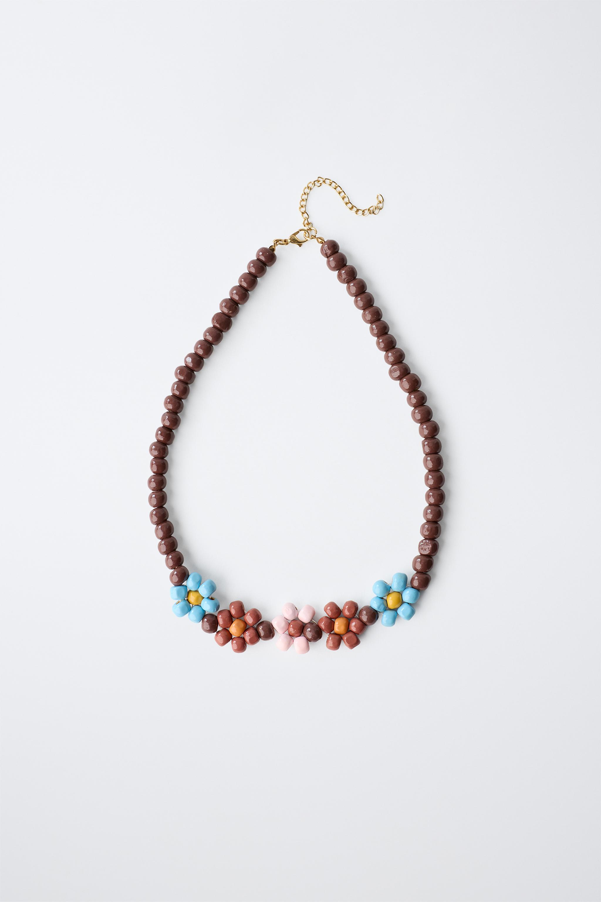FLORAL BEAD NECKLACE - Multicolored | ZARA United States