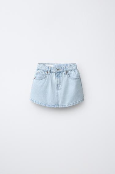 DENIM SKIRT - Light blue by Zara - Image 0