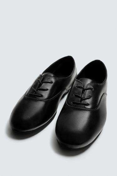 CHAUSSURES EN CUIR SEMELLE VIBRAM® AARON LEVINE X ZARA - Noir de Zara - Image 4
