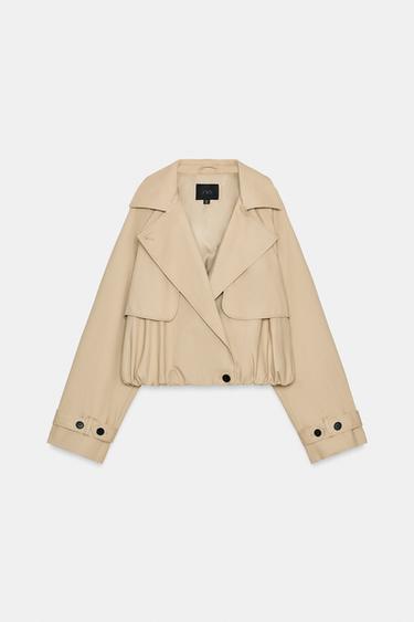 TRENCH COURT EFFET BALLON - Corde de Zara - Image 5