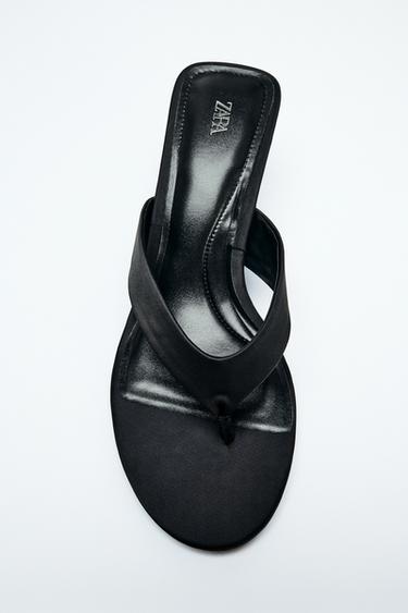 WEDGE SANDALS - Black by Zara