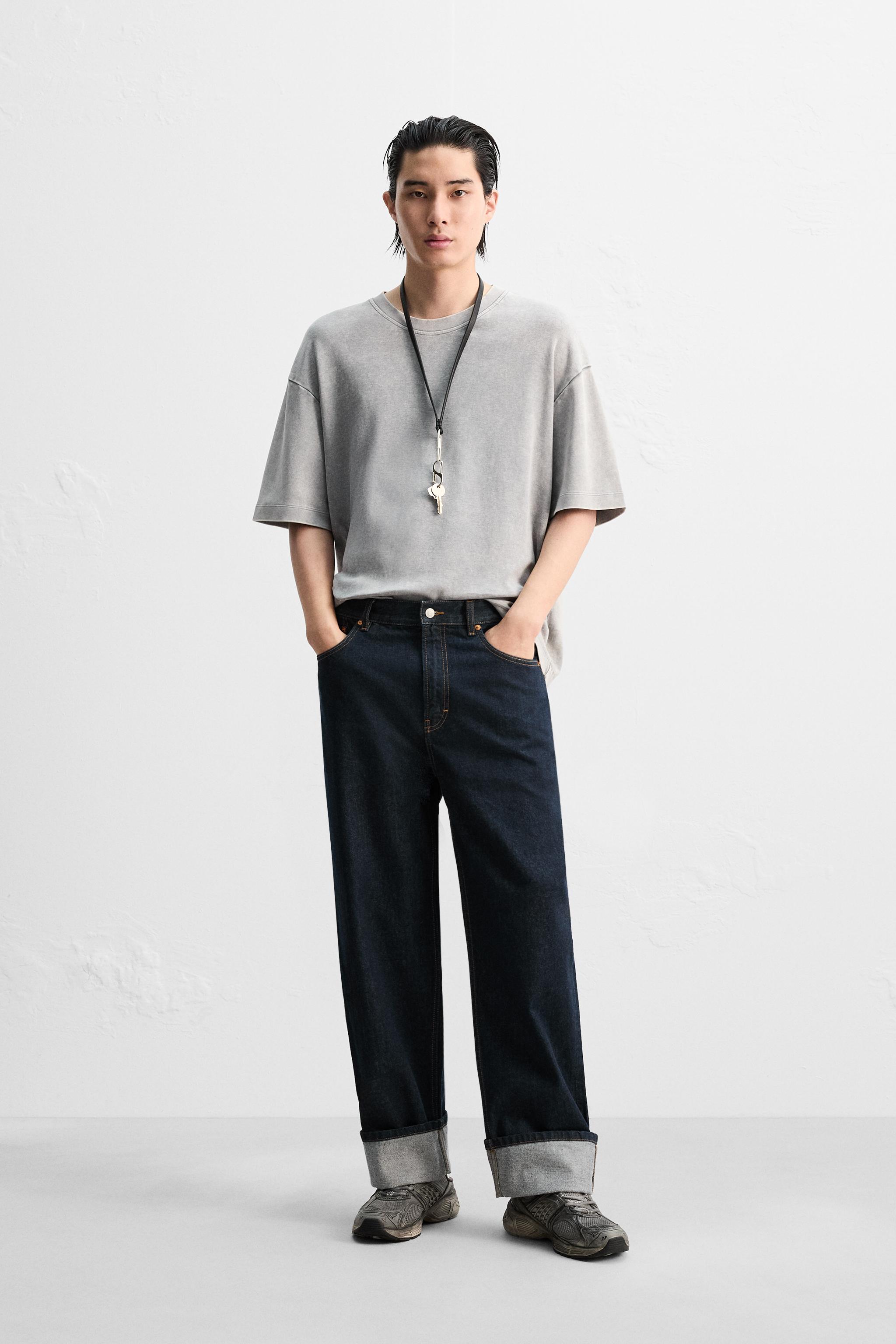 【ZARA】ユーズド加工テクニカルTシャツ ユーズド加工テクニカルTシャツ - グレイッシュ | ZARA Japan / 日本