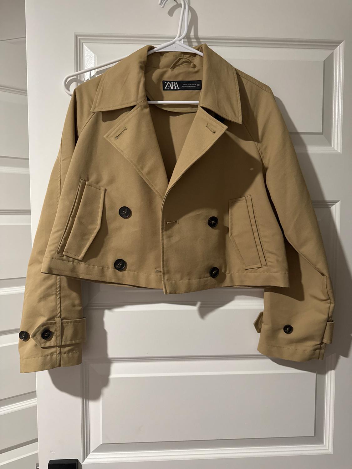 CROP TRENCH JACKET