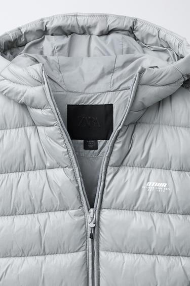 GILET ULTRALÉGER INSCRIPTION - Gris de Zara - Image 5