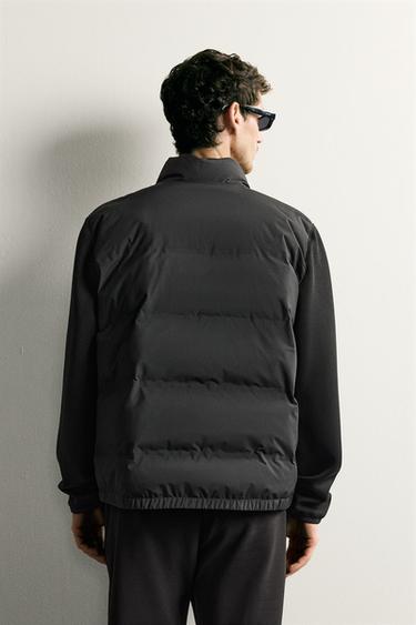 COMBINATION PUFFER JACKET — Black 2