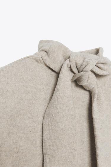 TOP SOFT FOULARD - Beige chiné de Zara - Image 7