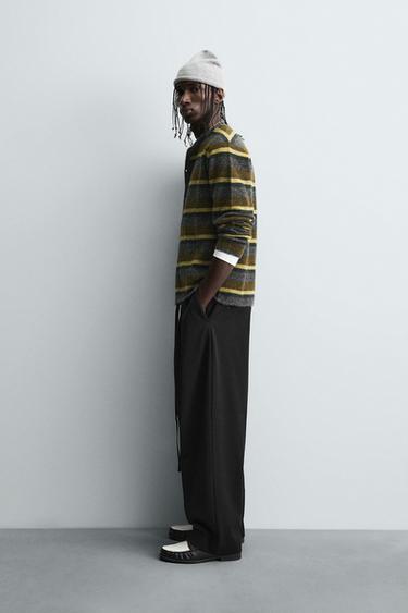 BALLOON TROUSERS WITH PLEATS AND BELT - Black by Zara - Image 3