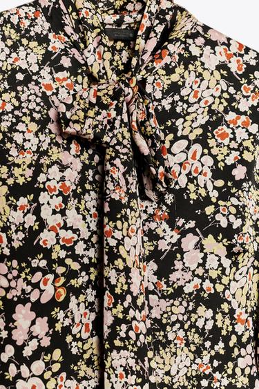ZW COLLECTION FLORAL MIDI DRESS - Multicoloured by Zara - Image 6