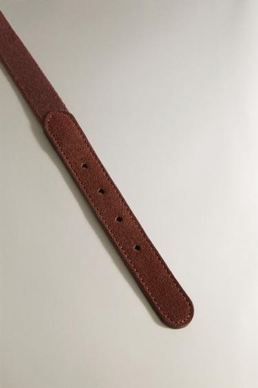 LEATHER PET COLLAR - Burgundy by Zara - Image 2