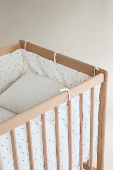 BABY-NESTCHEN BAUMWOLLE BLÄTTER - Cremefarben von Zara - Bild 0