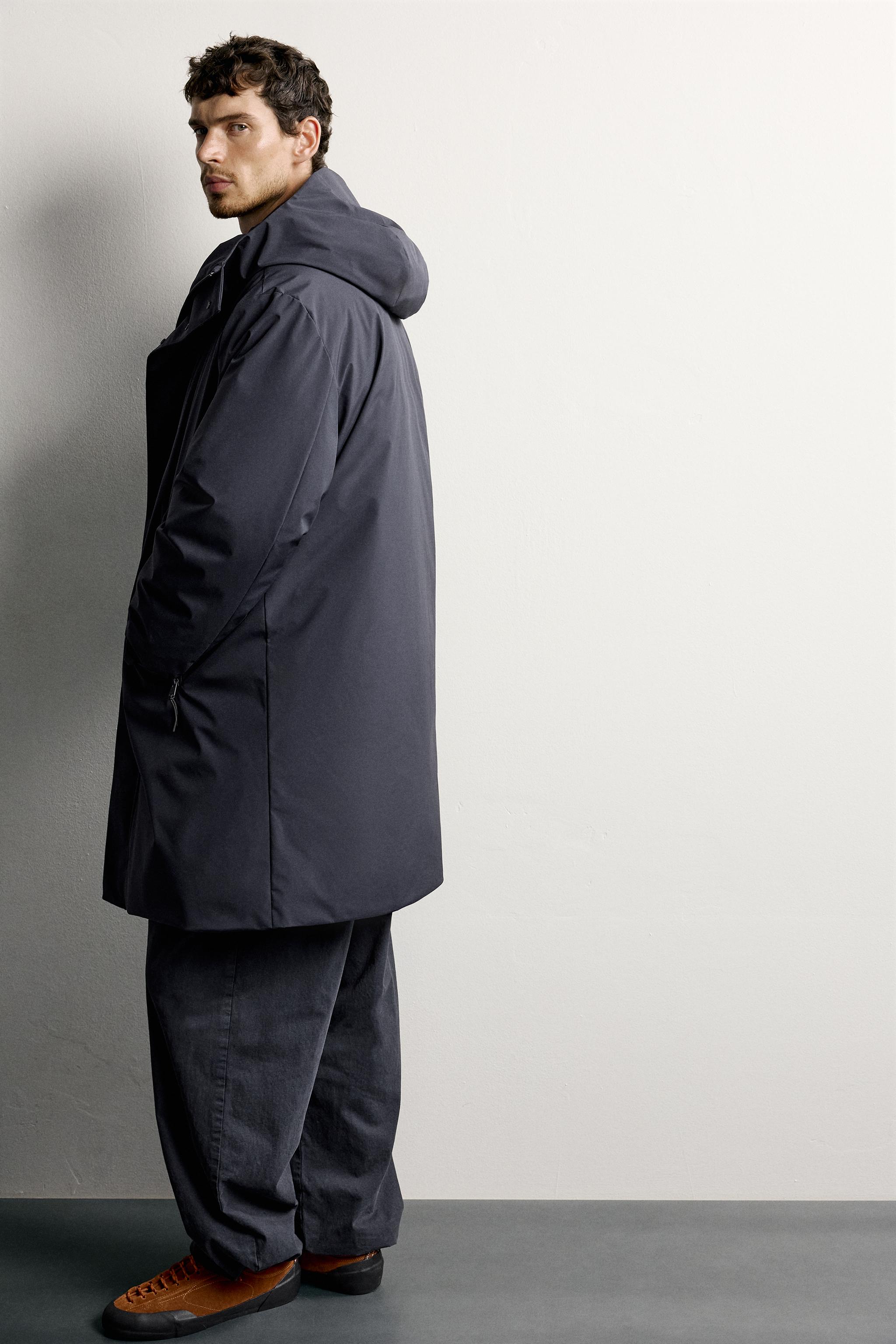 WATER REPELLENT TECHNICAL HOODIE PARKA
