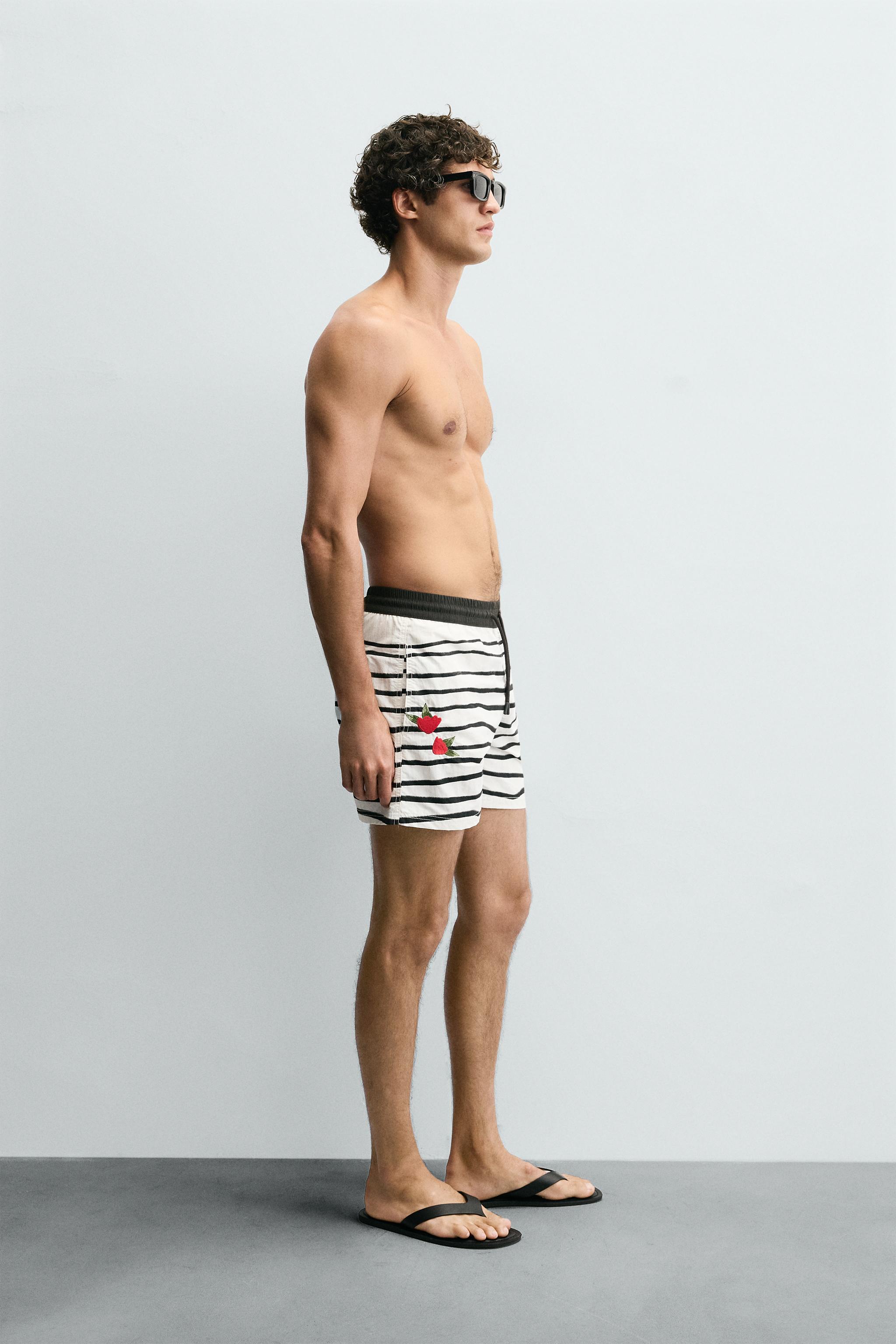 KRY clothing 「SARUGUTUWA」 白×ブラック COTTON - SILK STRIPED SHIRT ZW COLLECTION - White | ZARA