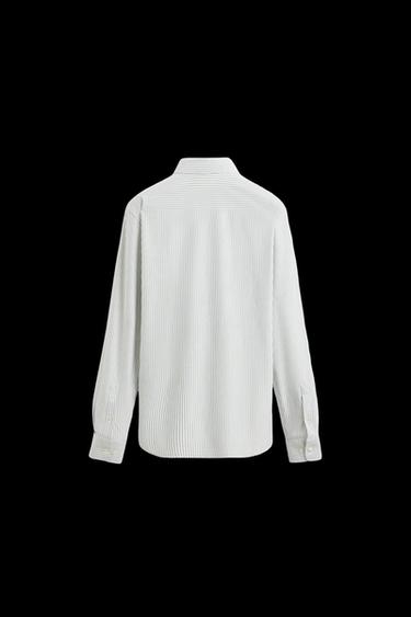 CAMISA REGULAR FIT - Raya verde de Zara