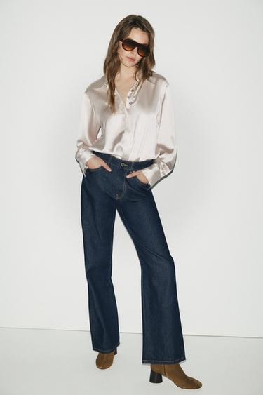 CAMISA SATINADA BOTONES - Cava de Zara - Imagen 0