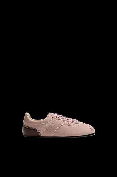 ZAPATILLA DEPORTIVA PIEL HARRY LAMBERT FOR ZARA X DISNEY - Rosa de Zara