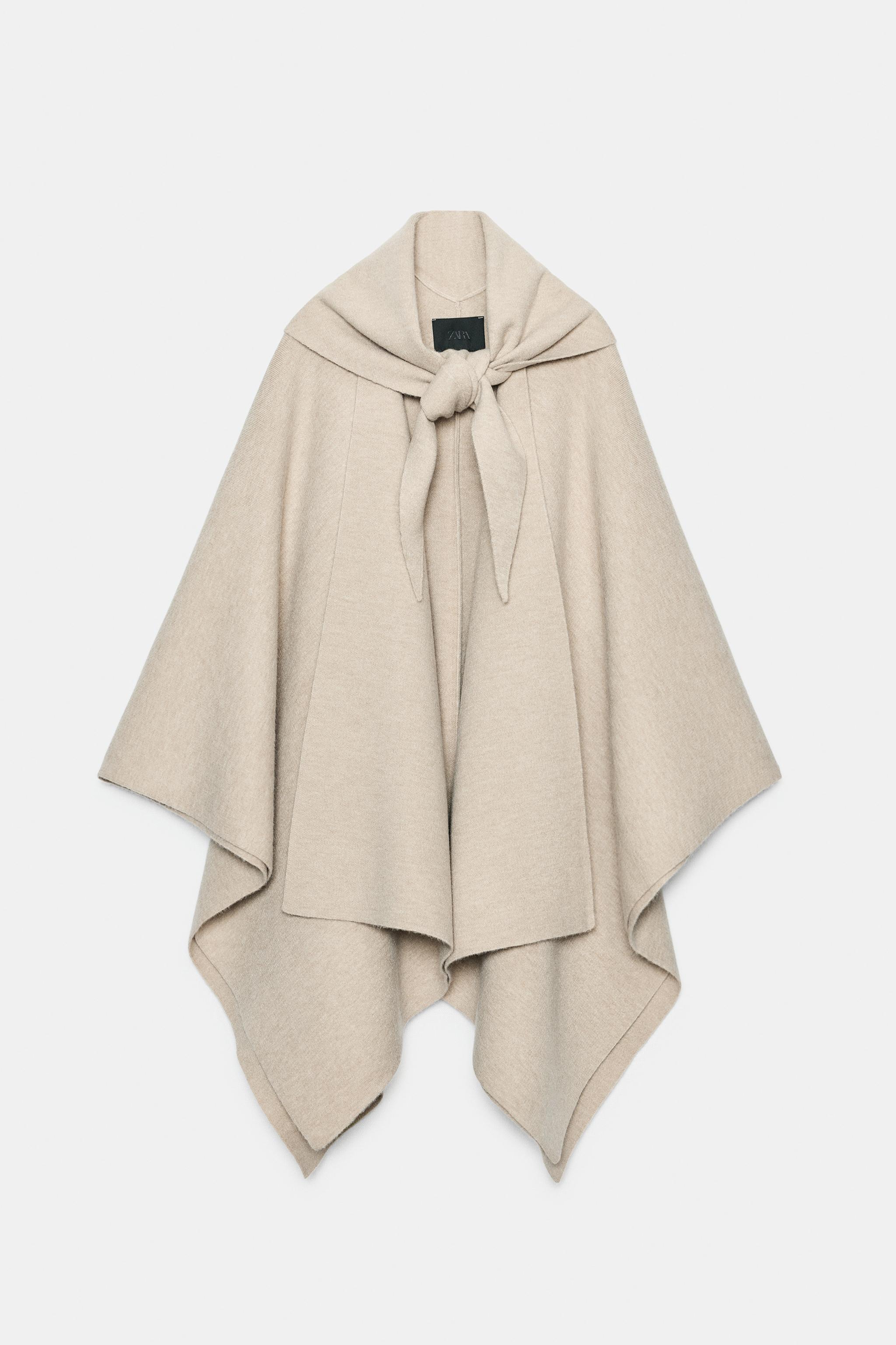 バンダナ ニットケープ - アイス グレー | ZARA Japan / 日本