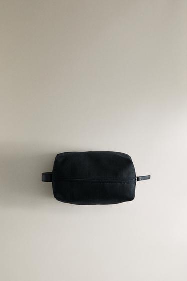 TROUSSE DE TOILETTE EN TISSU - Bleu marine de Zara - Image 3