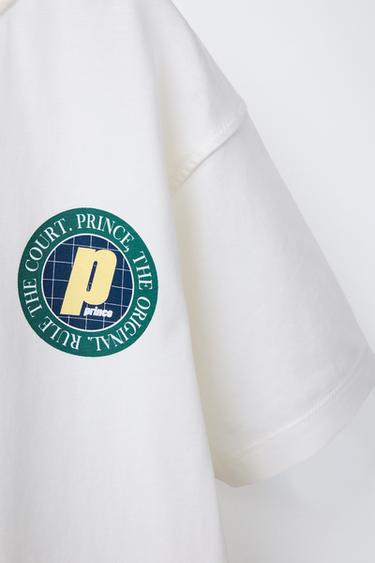 PRINCE ® PRINTED T-SHIRT - White by Zara - Image 2