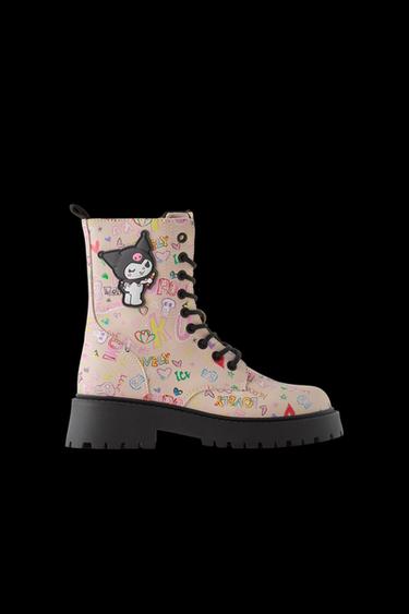 KUROMI © SANRIO ANKLE BOOTS - Pink by Zara - Image 0