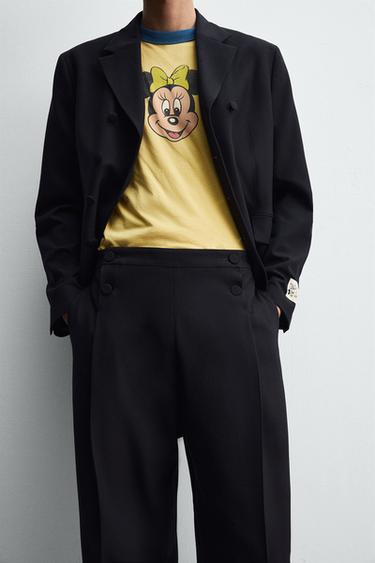 PLEATED SUIT TROUSERS HARRY LAMBERT FOR ZARA X DISNEY - Navy blue by Zara
