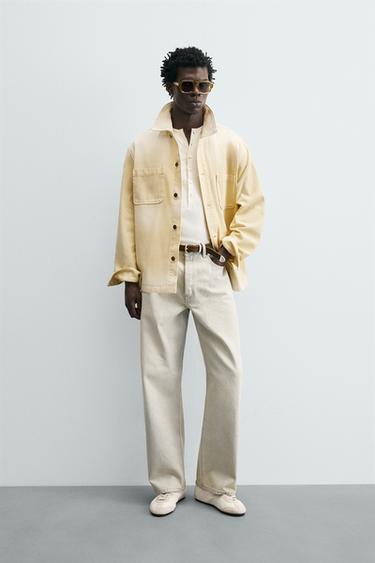 جاكيت قميصي بقصة عادية - فانيليا الخاص بـ Zara - صورة 0