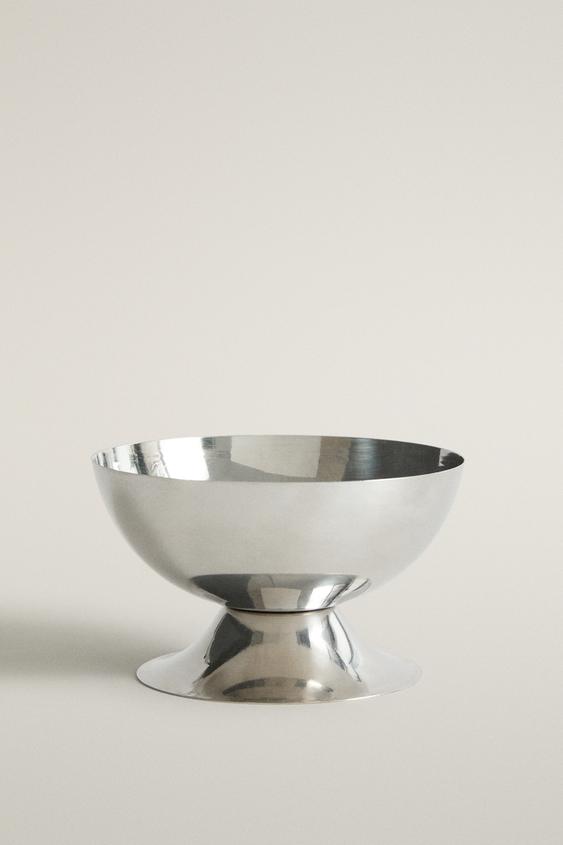 COPA POSTRE METAL BRILLO - Acero de Zara - Imagen 0